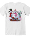 Smiling Snowman Squad - Merry Christmas T-shirt for men and women